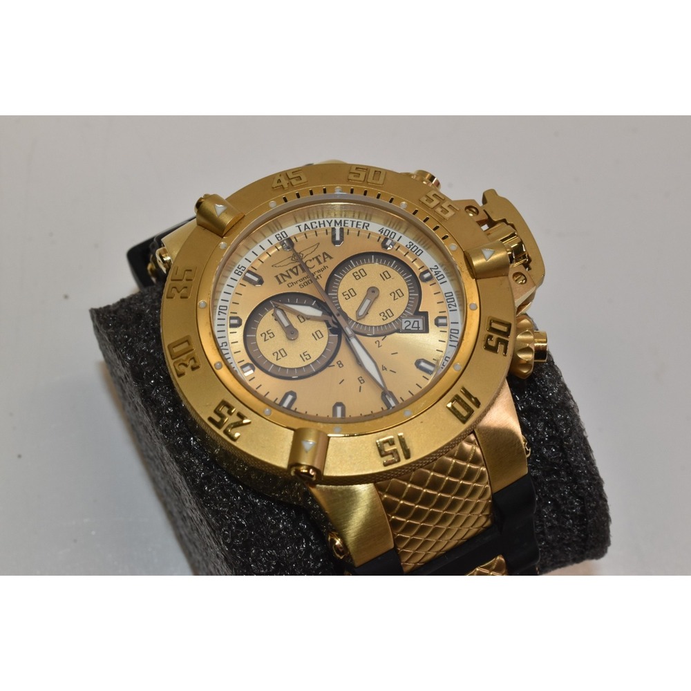 Invicta Subaqua Noma III Chronograph Wrist Watch Mens‎ 50mm Mineral Stainless